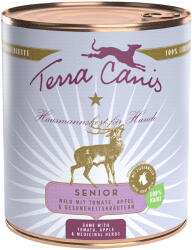 Terra Canis 6x800g Terra Canis Senior Vad, paradicsom & gyógynövények nedves kutyatáp