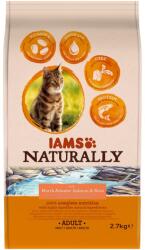 Iams 2x2, 7kg IAMS Naturally Cat Adult lazac száraz macskatáp