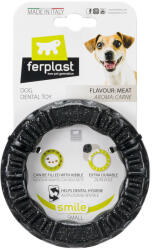 Ferplast Ferplast Smile rágógyűrű kutyajáték, fekete, Ø 12 x M 2, 4 cm