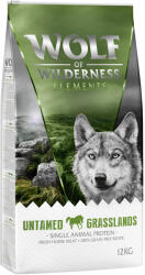 Wolf of Wilderness 2x12kg Wolf of Wilderness Sensitiv "Untamed Grasslands" ló - gabonamentes száraz kutyatáp