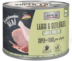 MAC's 6x200g MAC´s Cat ínyenc Bárány & szárnyas nedves macskatáp