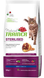 Natural Trainer 2x10kg Natural Trainer Cat Sterilised nyers sonka száraz macskatáp