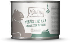  MjAMjAM 24x200g MJAMJAM Borjú & pulyka nedves macskatáp - zooplus - 21 590 Ft