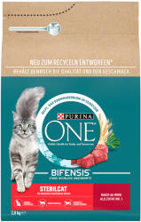 ONE 3x2, 8kg PURINA ONE Sterilcat marha száraz macskatáp