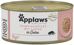 Applaws 6x70g Applaws tonhal & lazac aszpikban macskatáp