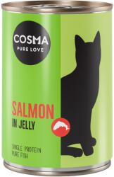 Cosma 12x400g Cosma Original aszpikban nedves macskatáp - Lazac