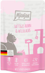 MjAMjAM 24x125g MjAMjAM Quetschie Csirke és vadlazac nedves macskatáp
