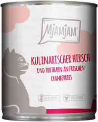 MjAMjAM 6x800g MjAMjAM Szarvas, pulyka & áfonya nedves macskatáp