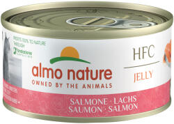 Almo Nature 70g 12x70g Almo Nature HFC Natural lazac aszpikban nedves macskatáp