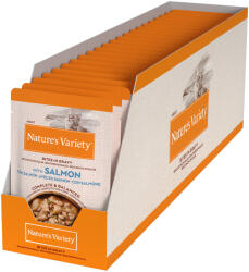 Nature's Variety 22x85g Nature's Variety Bites lazac szószban nedves macskatáp