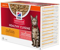 Hill's Science Plan Hill's Science Plan Adult Healthy Cuisine csirke & lazac - 24 x 80 g