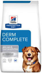 Hill's Prescription Diet 6, 5kg Hill’s Prescription Diet Canine Derm Complete rizs & tojás száraz kutyatáp