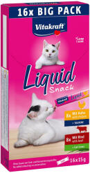 Vitakraft 16x15g Vitakraft Cat Liquid-Snack Multipack macskasnack