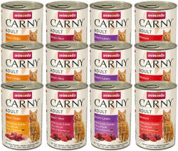 Animonda 12x400g animonda Carny Adult marhaválogatás nedves macskatáp