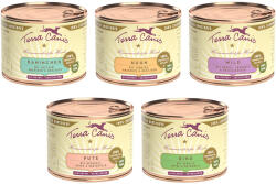 Terra Canis 12x200 g Terra Canis Classic nedves kutyatáp 5 változattal