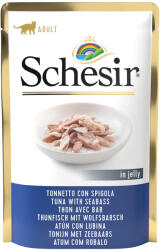Schesir 6x85g Schesir Tonhal & farkassügér nedves macskatáp