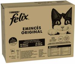 FELIX 80x85g Felix Original vidéki válogatás nedves macskatáp