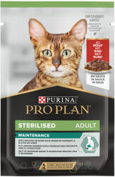 PRO PLAN 6x85g PURINA PRO PLAN Sterilised Adult Maintenance marha nedves macskatáp