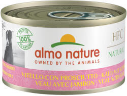 Almo Nature HFC 6x95g Almo Nature HFC Borjú & sonka nedves kutyatáp