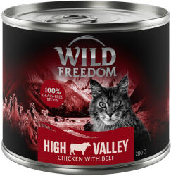 Wild Freedom 6x200g Wild Freedom Adult High Valley (Farmlands) nedves macskatáp