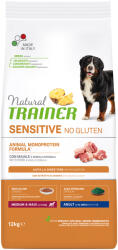Natural Trainer 12kg Natural Trainer Sensitive Adult Medium & Maxi sertés száraz kutyatáp