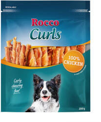  Rocco 12x200 g Rocco Curls csirke kutyasnack