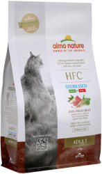 Almo Nature 1, 2kg Almo Nature HFC Adult Sterilized marha száraz macskatáp