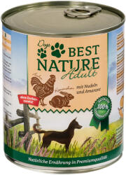  Best Nature 6x800g Best Nature Dog Adult Nyúl, csirke & tészta nedves kutyatáp