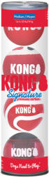 KONG 4x KONG Signature játéklabdák kutyáknak M méret: kb. Ø7cm