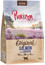 Purizon 2, 5kg Purizon Kitten lazac & csirke gabonamentes száraz macskatáp