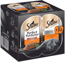 Sheba 6x37, 5g Sheba Perfect Portions Pulyka szószban nedves macskatáp
