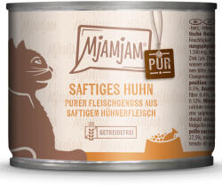MjAMjAM 24x200g MjAMjAM pur nedves macskatáp - Szaftos csirke pur
