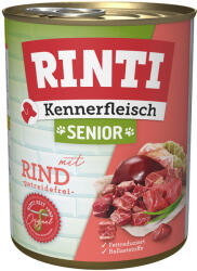 RINTI 6x800g Rinti ínyenceknek Senior marha nedves kutyatáp