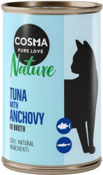 Cosma 6x140g Cosma Nature nedves macskatáp- Tonhal & szardella