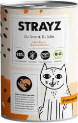  STRAYZ 6x400g STRAYZ BIO Bio liba & bio sütőtök nedves macskatáp
