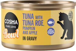 Cosma 6x80g Cosma Bowl tonhal & tonhalikra nedves macskatáp