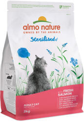 Almo Nature 2x2kg Almo Nature Functional Sterilised Cat lazac & rizs gazdaságos csomag száraz macskatáp