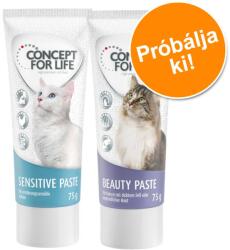 Concept for Life 2x75g Concept for Life Beauty + Sensitive paszta táplálékkiegészítő macskáknak
