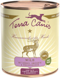 Terra Canis 6x800g Terra Canis Vad, tök, amaránt & áfonya nedves kutyatáp