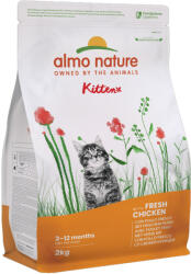 Almo Nature 2x2kg Almo Nature Functional Cat Kitten csirke & rizs gazdaságos csomag száraz macskatáp