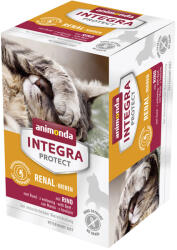 Animonda Integra 6x100g animonda INTEGRA Protect Adult Renal marha nedves macskatáp