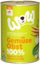 WOW 6x400g WOW Pur 100% zöldség & gyümölcs nedves kutyatáp
