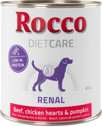 Rocco 6x800g Rocco Diet Care Renal marha, csirkeszív & tök nedves kutyatáp