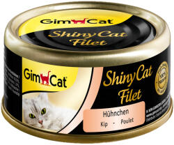 GimCat 6x70g GimCat ShinyCat Csirke nedves macskatáp