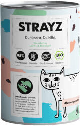  STRAYZ 6x 400g STRAYZ bio lazac és bio brokkoli nedves macskatáp
