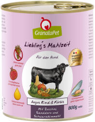 GranataPet 6x800g Liebling´s Mahlzeit nedves kutyatáp-Angus marha & sütőtök