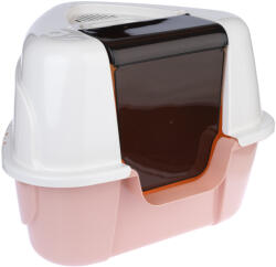  TIAKI TIAKI Parfait fedett sarok macska WC, krémszín/rózsaszín