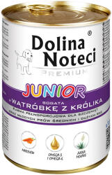 Dolina Noteci 24x400g Dolina Noteci Premium Junior nedves kutyatáp- Nyúlszív - zooplus - 49 290 Ft