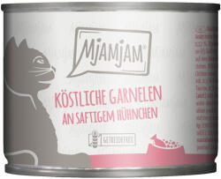 MjAMjAM 6x200g MjAMjAM nedves macskatáp - Finom garnélarák szaftos csirkével