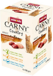 Animonda 6x100g animonda Carny Country Adult nedves macskatáp multipack- Hazai változatosság (3 fajta)